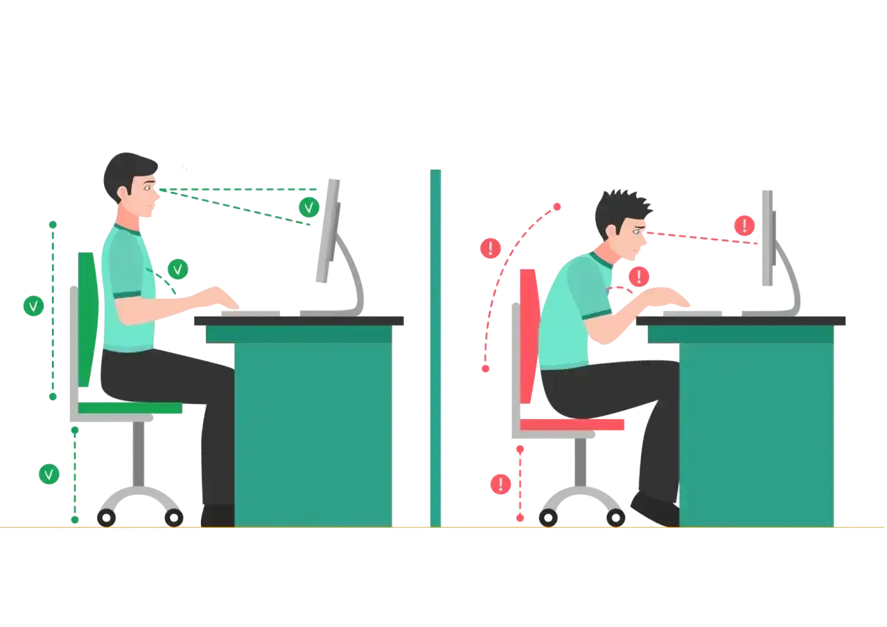 Bark przy komputerze - ćwiczenia i ergonomia, które odciążają