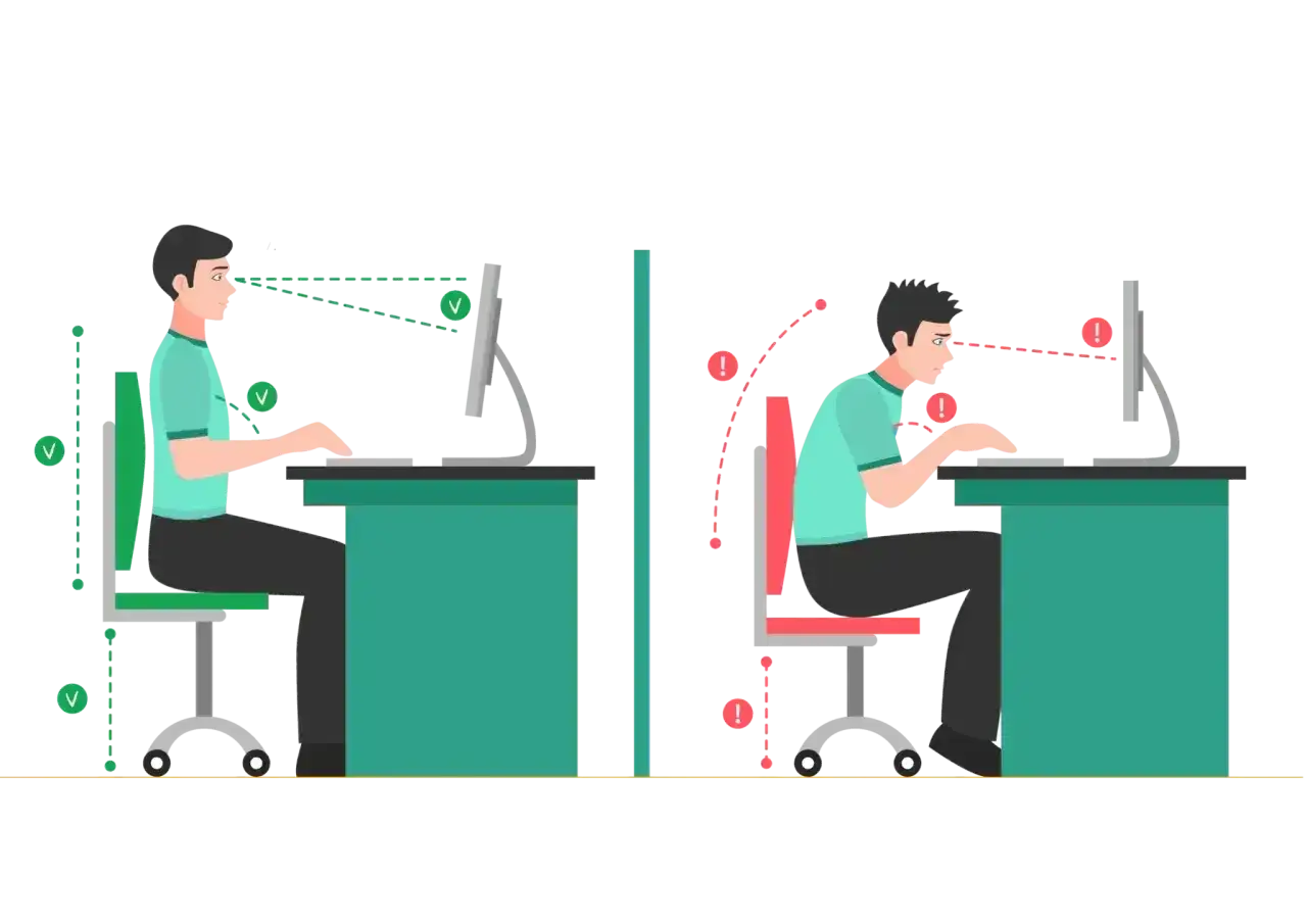 Bark przy komputerze - ćwiczenia i ergonomia, które odciążają