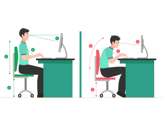 Bark przy komputerze - ćwiczenia i ergonomia, które odciążają